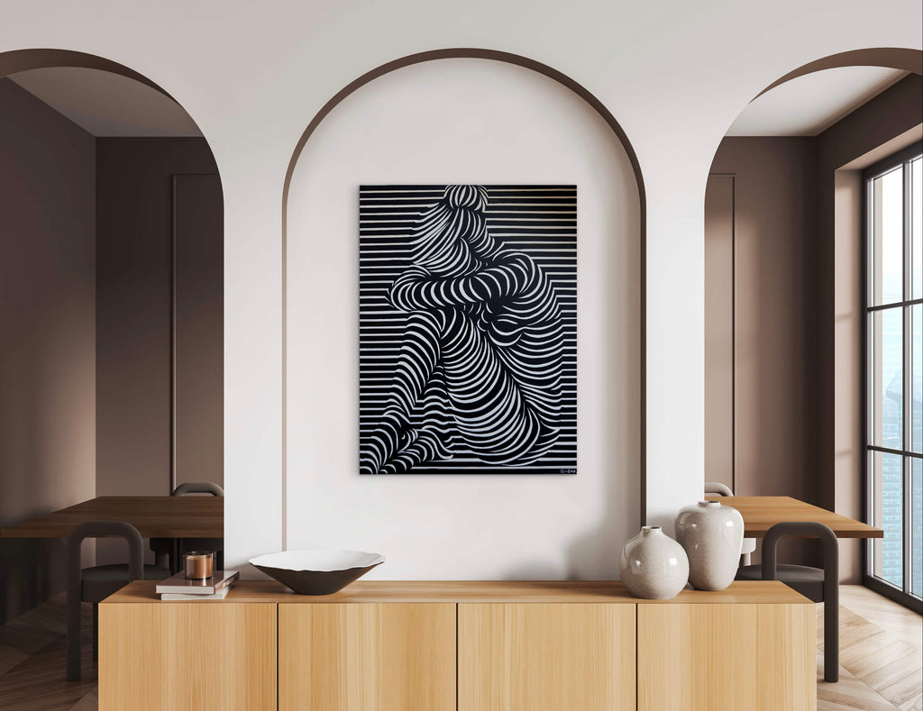 HELD IN (80 x 60 cm)