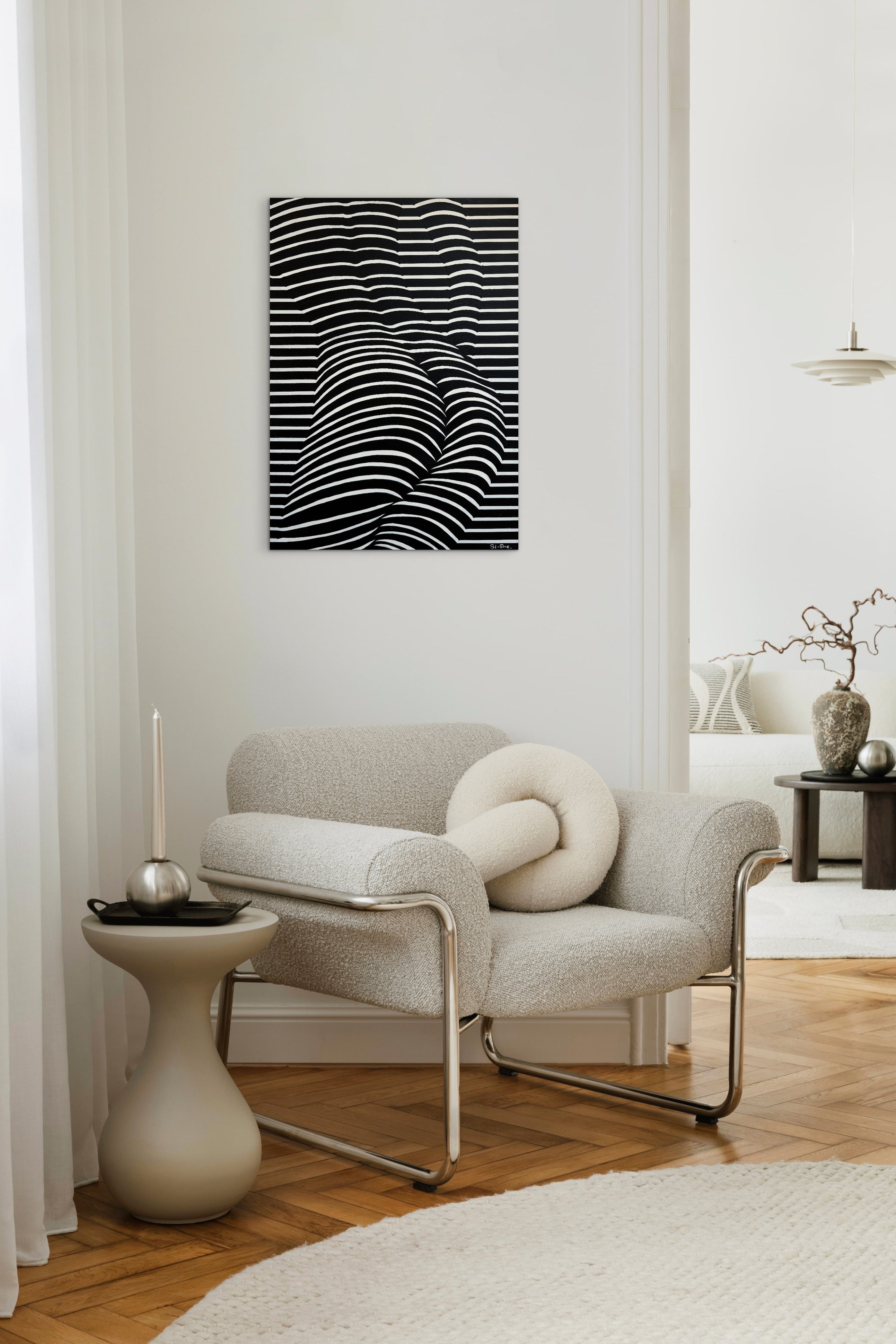 FROM BEHIND (65 x 46 cm)