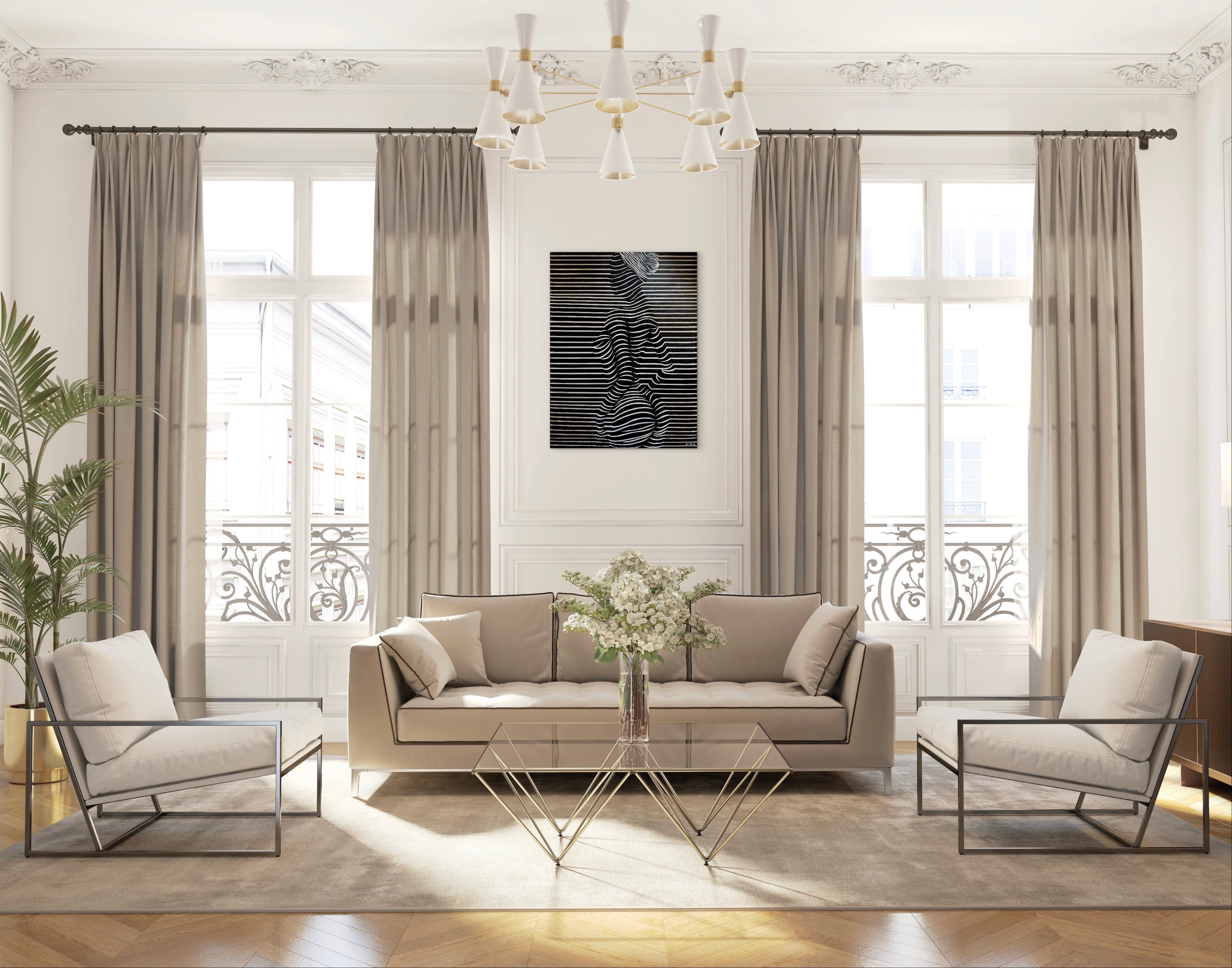 QUIET CURVES (80 x 60cm)