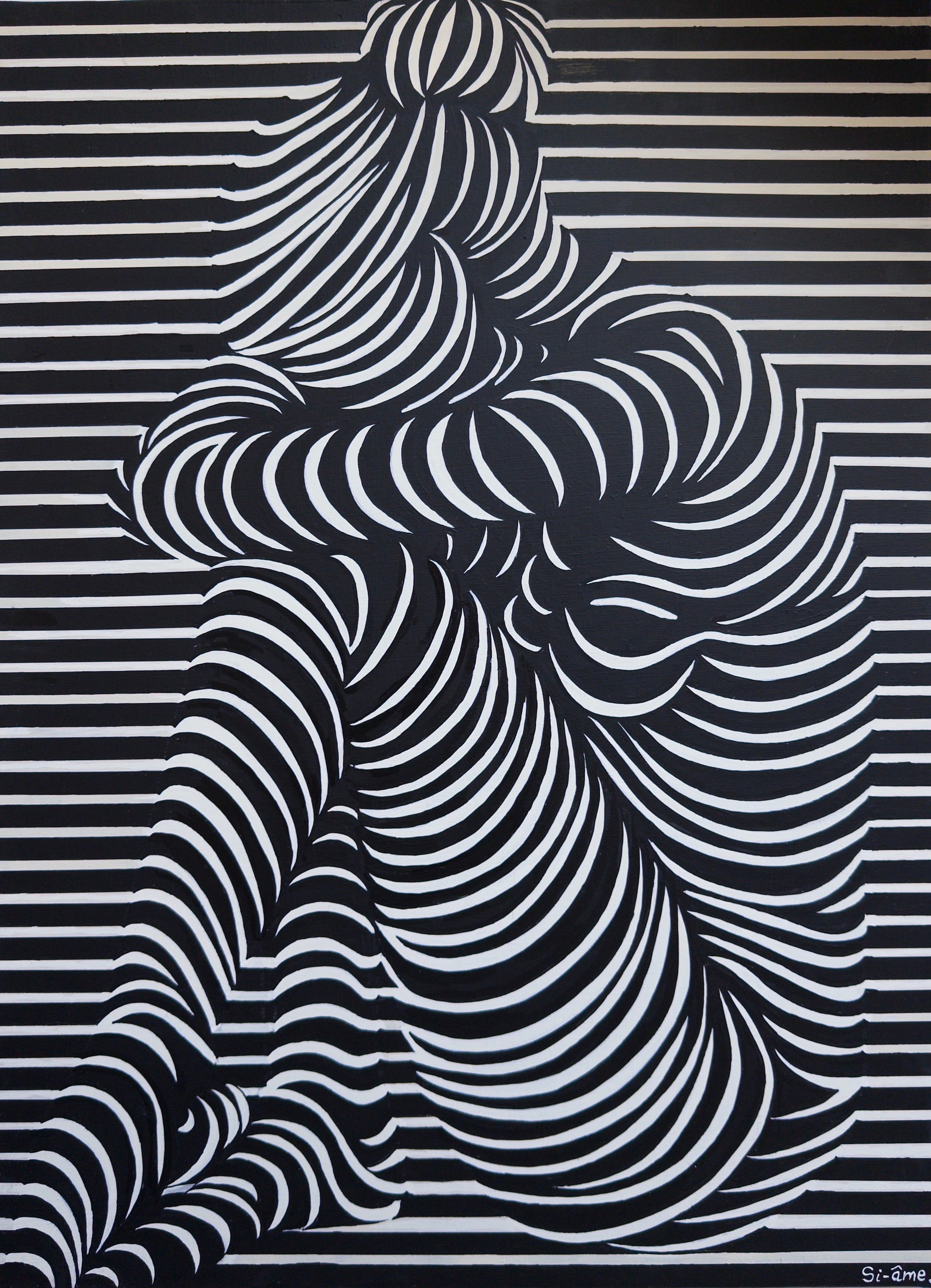 HELD IN (80 x 60 cm)