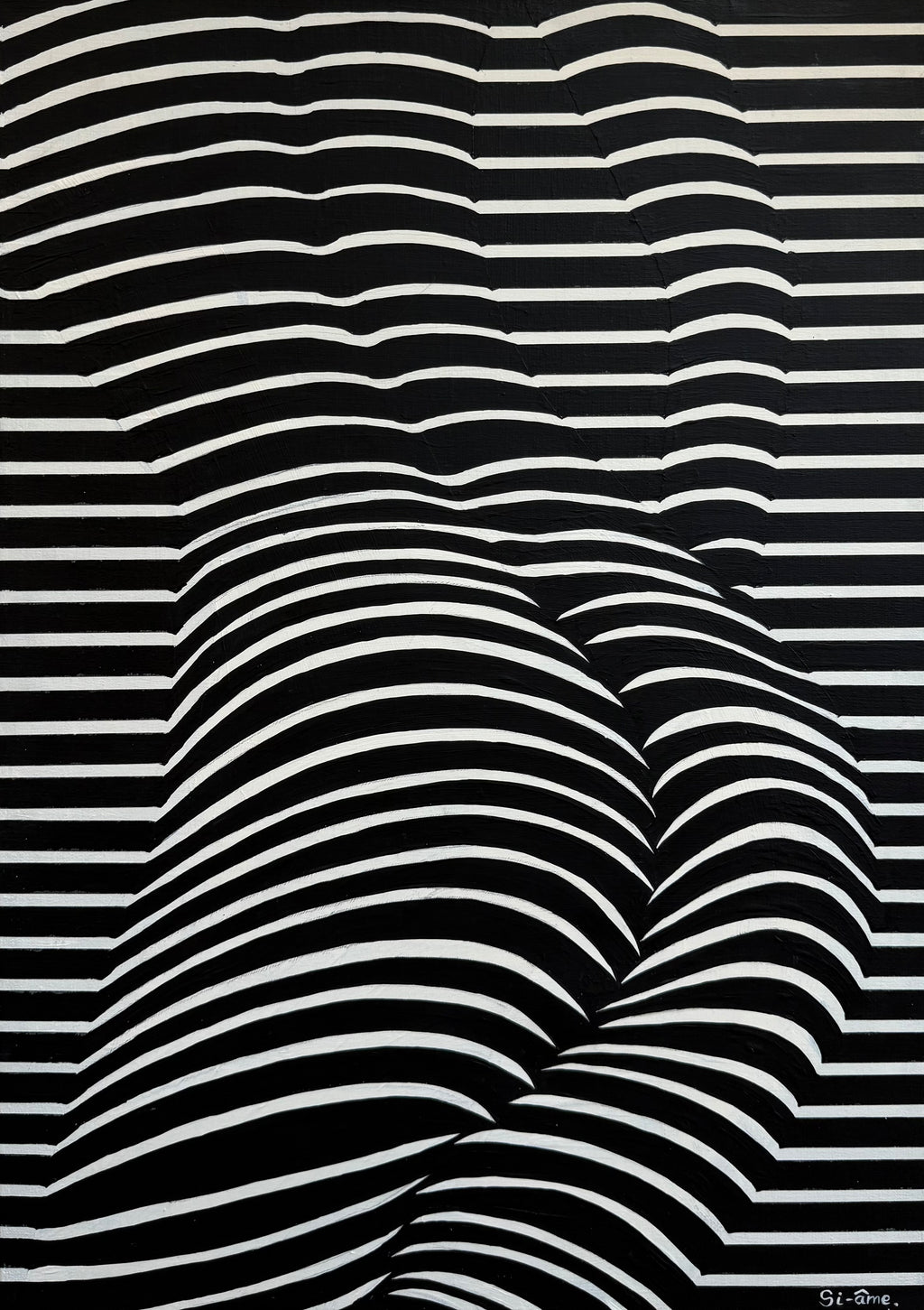 FROM BEHIND (65 x 46 cm)