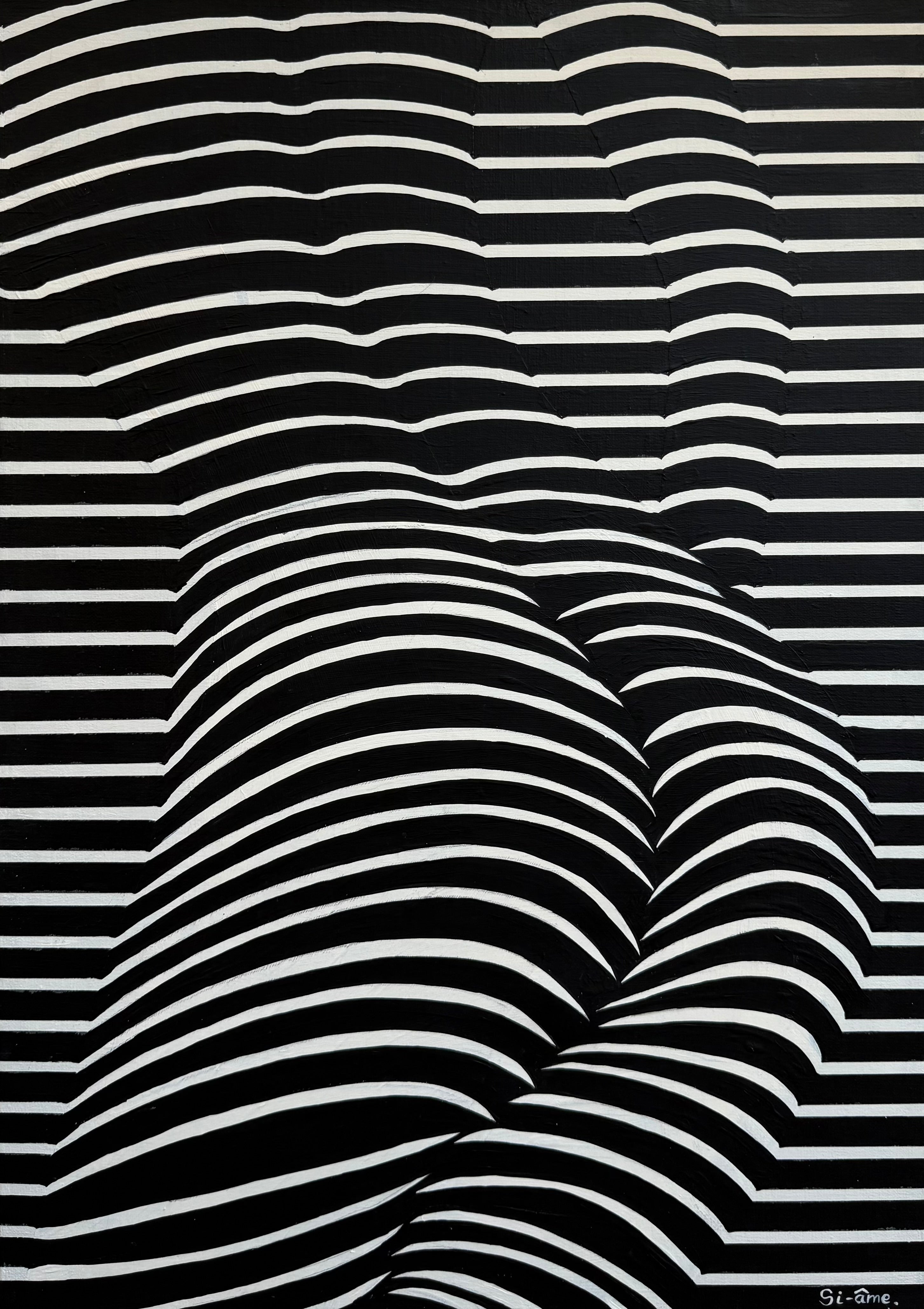 FROM BEHIND (65 x 46 cm)